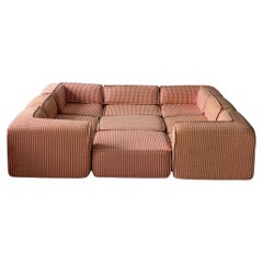 Playpen Sectional by Hans Hopfer for Roche Bobois in Gingham