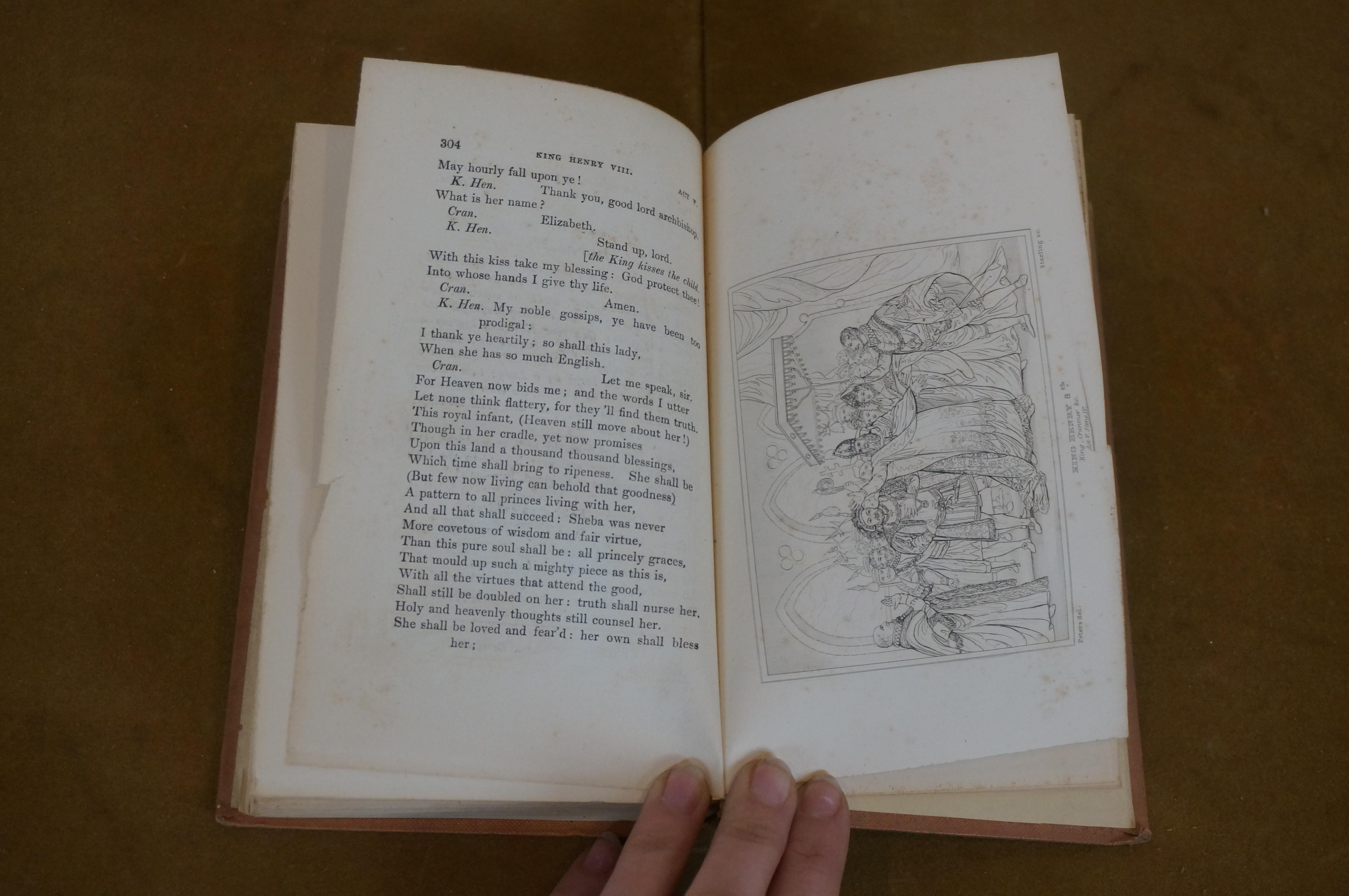 Plays & Poems of Shakespeare A J Valpy Pictorial Edition 10 Vol Antique Book Set For Sale 6