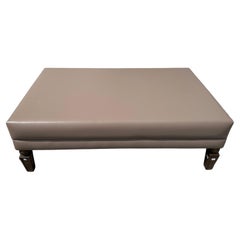 Plaza Athénée Bronze and Leather Coffee table by Laval Furniture