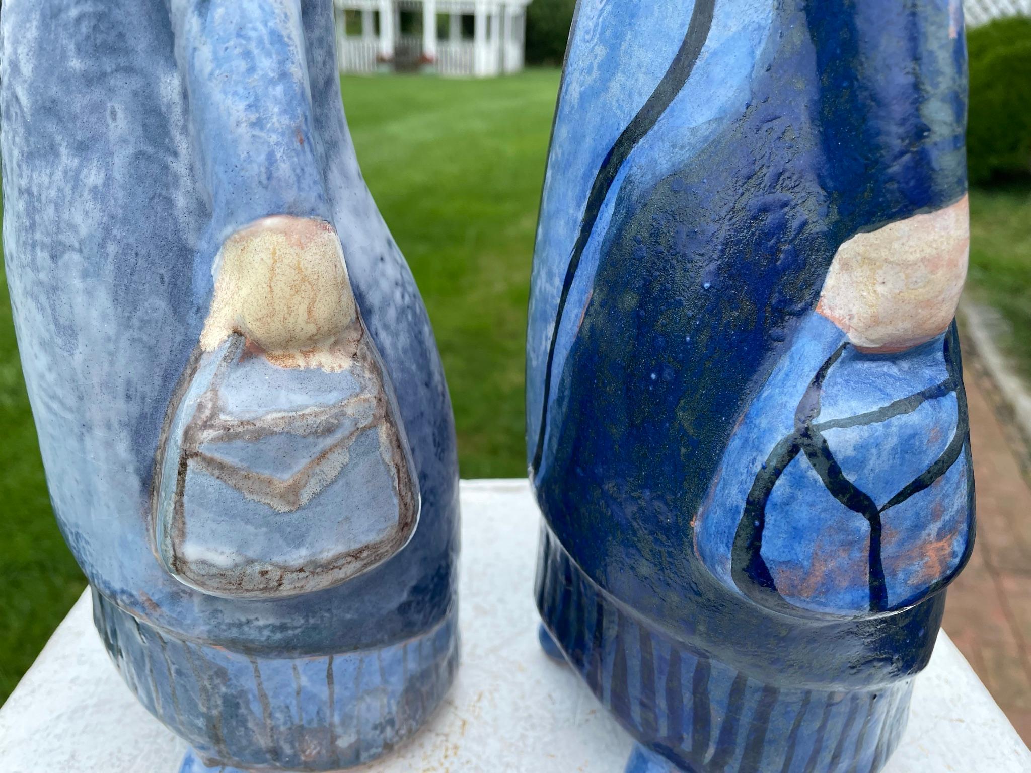 Pareja de amigos de arte popular Eva Fritz-Linder, 1970 en venta 3