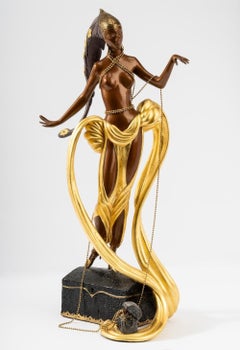 "Pleasure of the Courtesan"Bronze Sculpture by Erté, '1988'