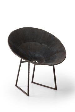 Pleated Bronze Chair