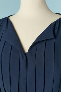 Pleated jacket and skirt ensemble Thierry Mugler Circa 1990's