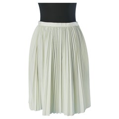 Pleated short skirt in off-white cotton CHRISTIAN DIOR by MARIA-GRAZIA CHIURI