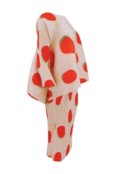 Pleats Please 2024 Bean and Dot Micro-Pleated Two-Piece Set