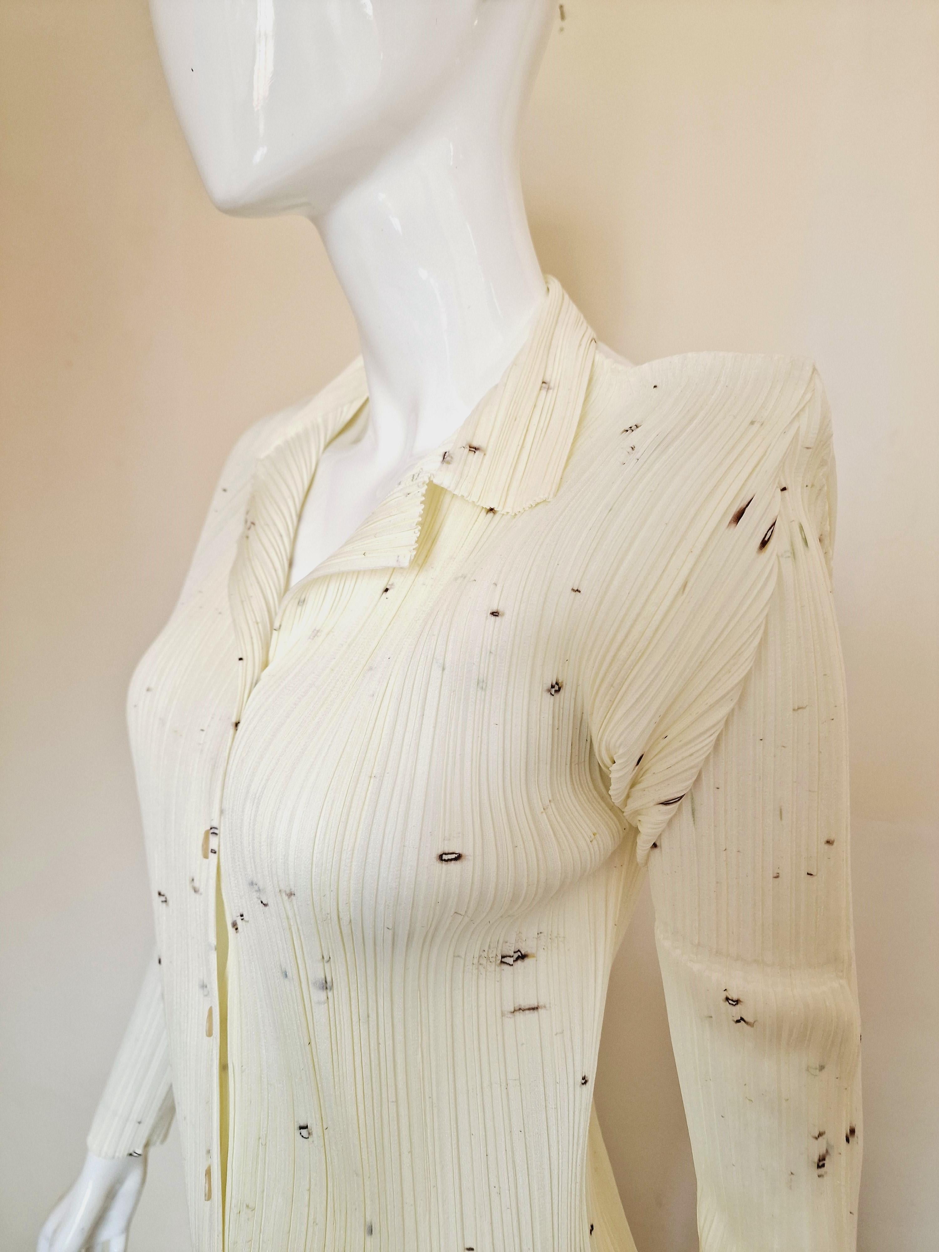 Women's   Pleats Please By Issey Miyake Limited Guest Artist Cai Guo-Qiang Jacket  Dress For Sale