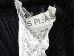 Pleats Please Issey Miyake Black Plisse Straight-Leg Pants