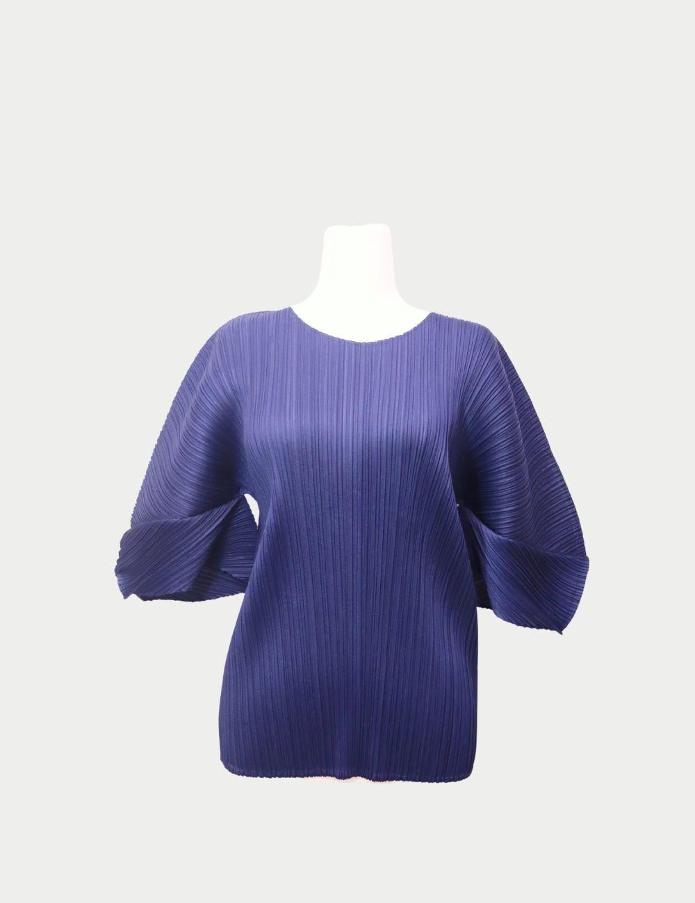 Purple Pleats Please Issey Miyake - EU 42 For Sale