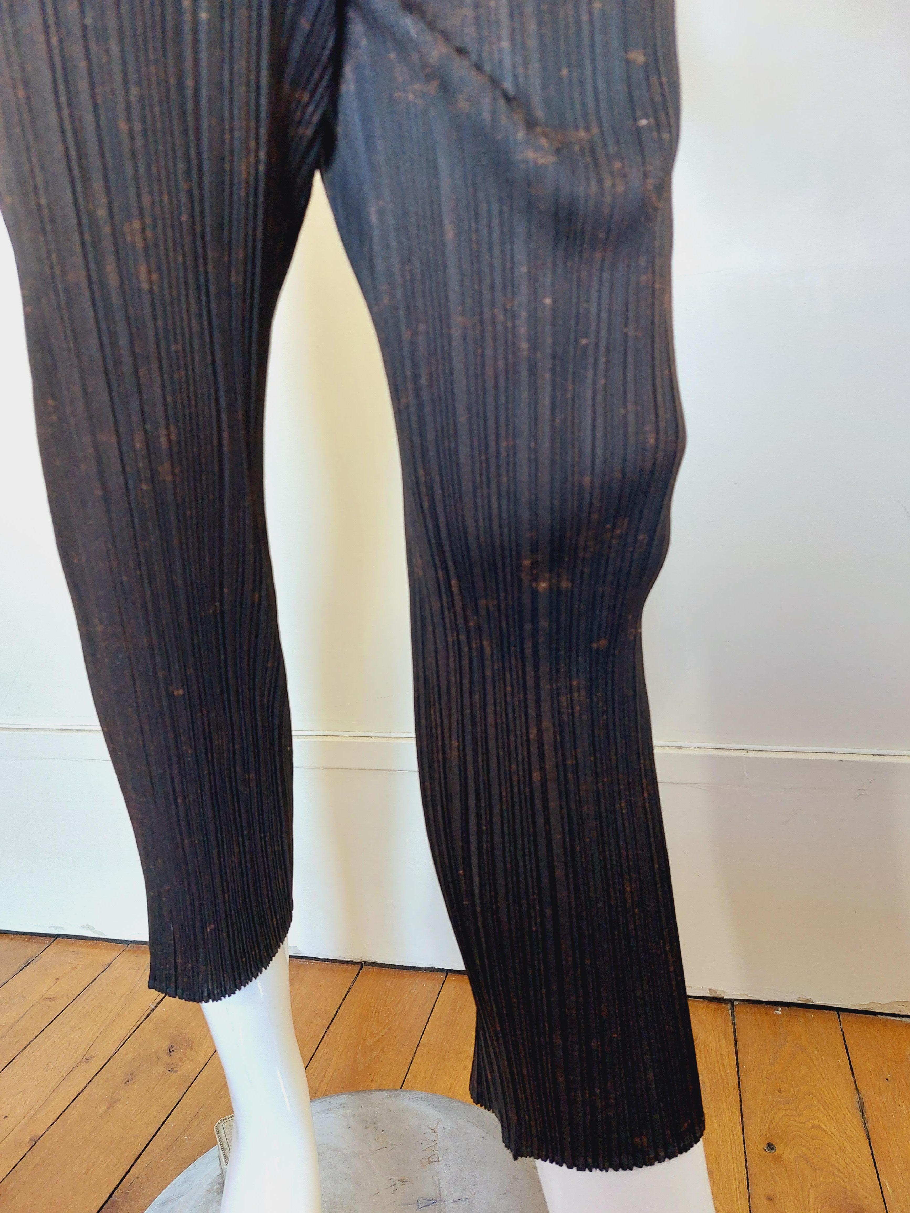 Women's or Men's Pleats Please Issey Miyake Guest Artist Series No. 4 Cai Guo-Qiang Bullet Pants  For Sale