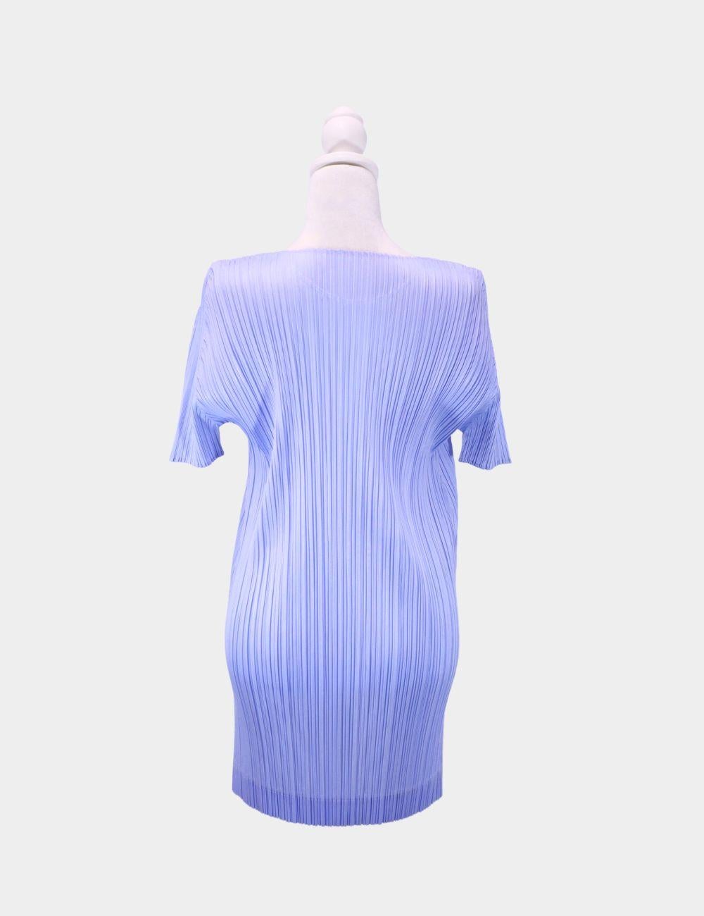 Blue Pleats Please - EU 38 / 3 / M For Sale