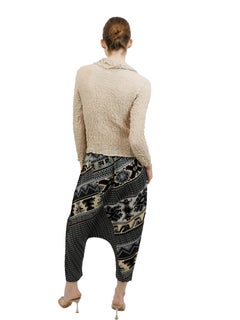 Pleats Please Patterned Harem Pants