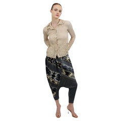 Pleats Please Patterned Harem Pants