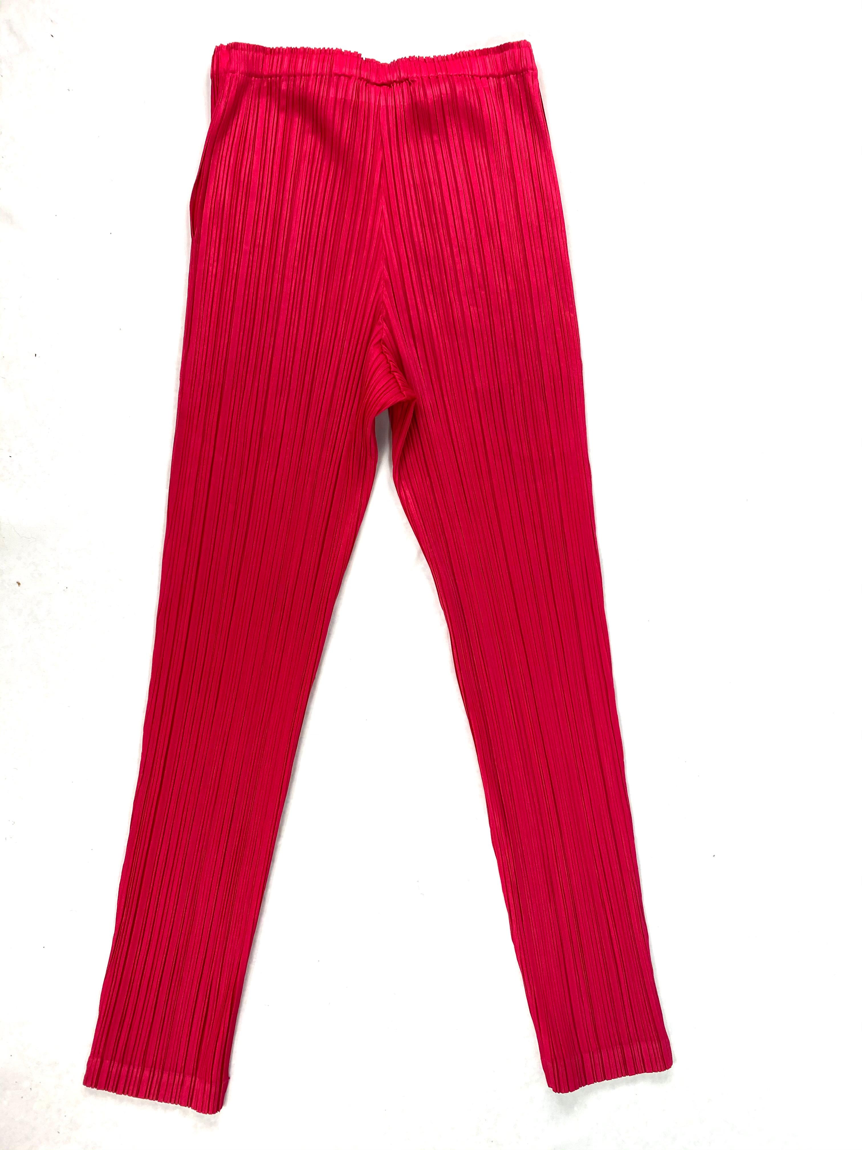 Plissee-Hose, rosa plattiert, Größe 5 (Pink) im Angebot