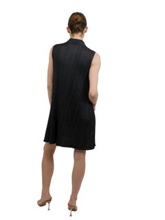 Pleats Please Steel Gray A Line Sleeveless Dress