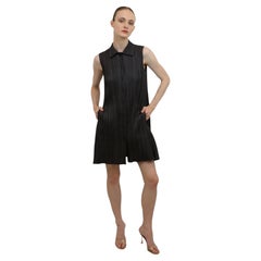 Pleats Please Steel Gray A Line Sleeveless Dress