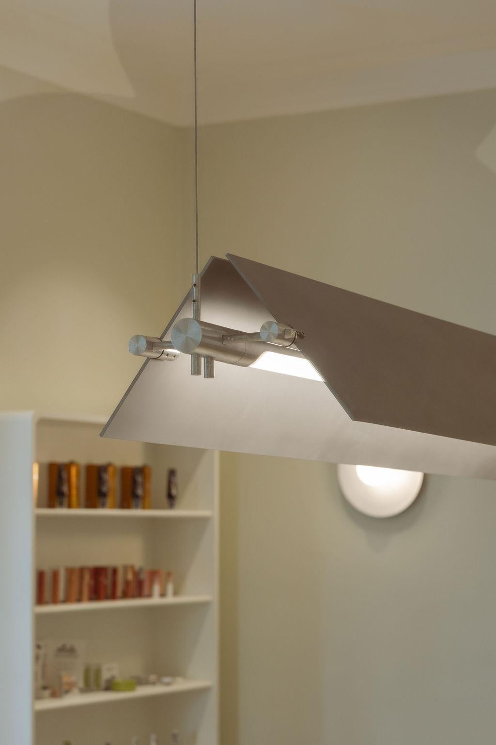 Lámpara colgante Pleca de aluminio cepillado by Nuumbra Moderno en venta