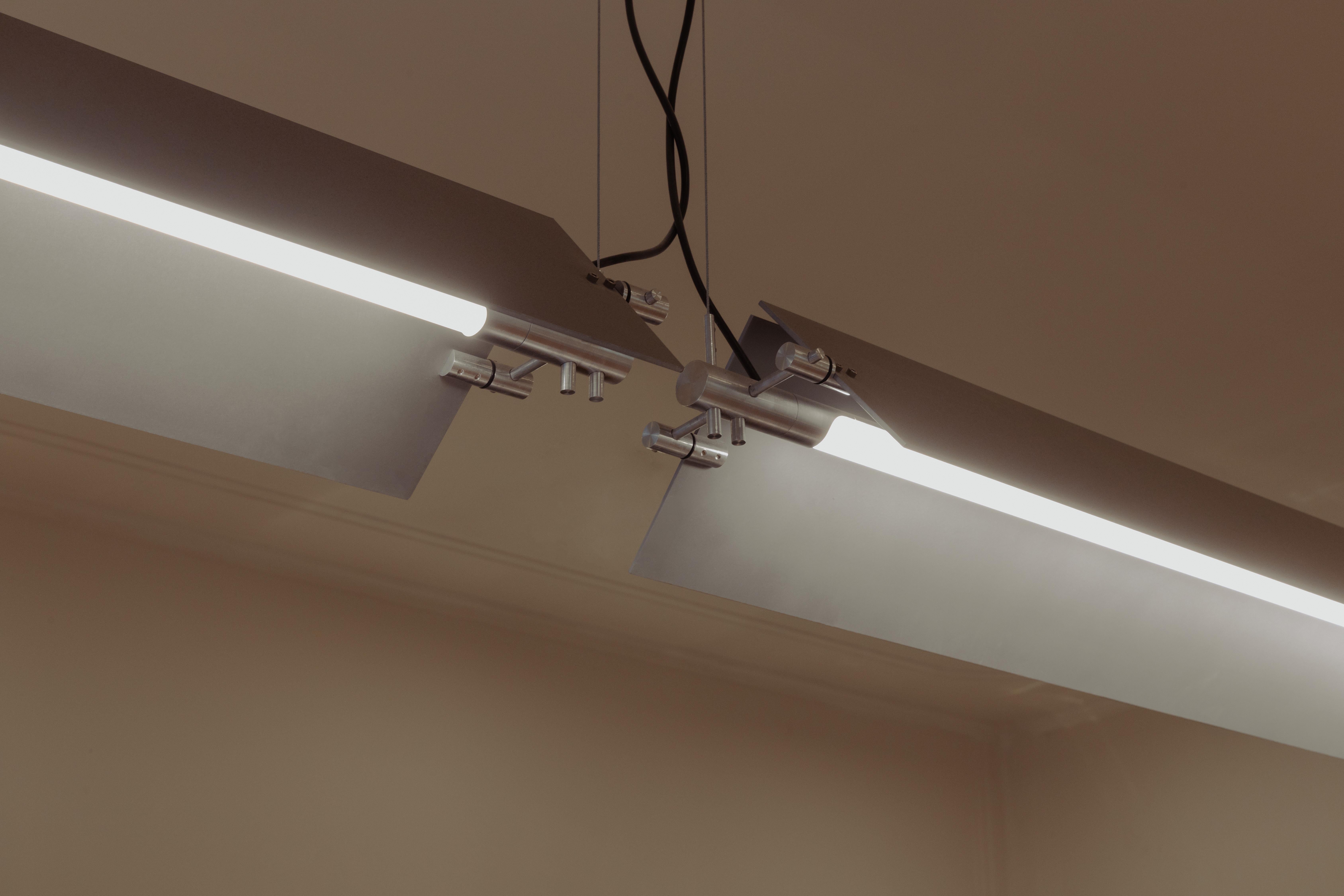 Lámpara colgante Pleca de aluminio cepillado by Nuumbra Mexicano en venta