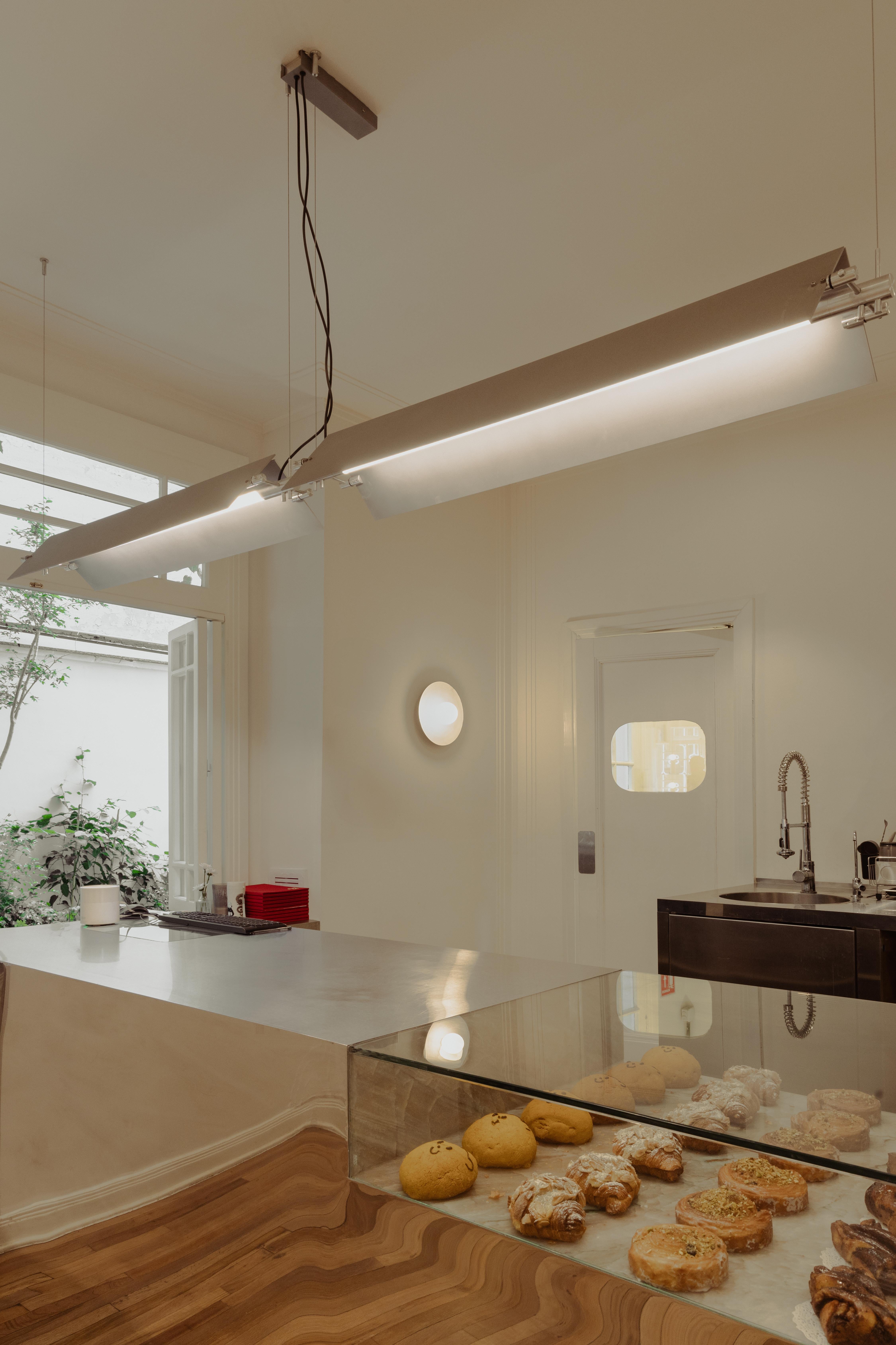 Lámpara colgante Pleca de aluminio cepillado by Nuumbra en Nuevo estado para la venta en Geneve, CH