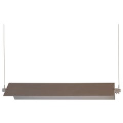 Lámpara colgante Pleca de aluminio cepillado by Nuumbra