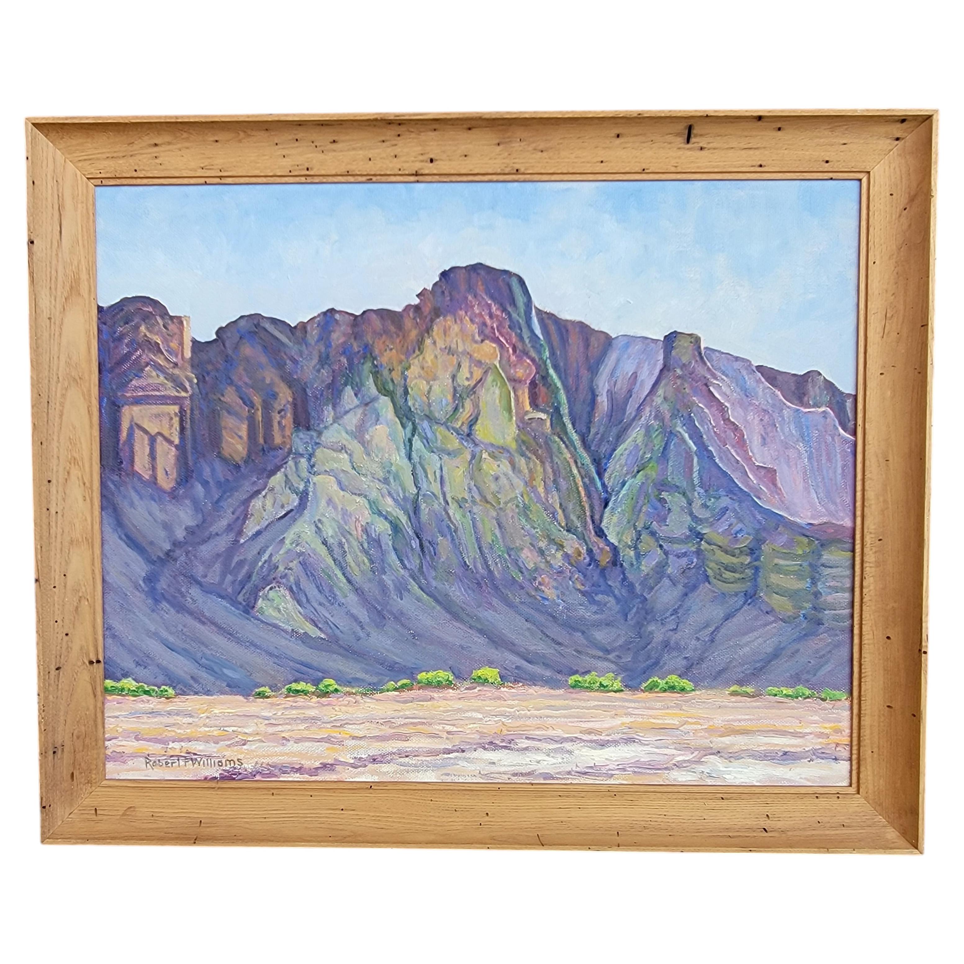 Plein Air California Mountain Painting by Robert F. Williams