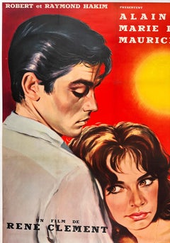 PLEIN SOLEIL / PURPLE MOON 1960 French Grande Film Movie Poster, JEAN MASCII