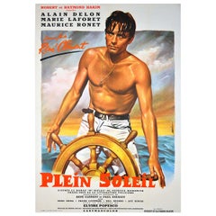 Retro Plein Soleil / Purple Noon '1960' Poster