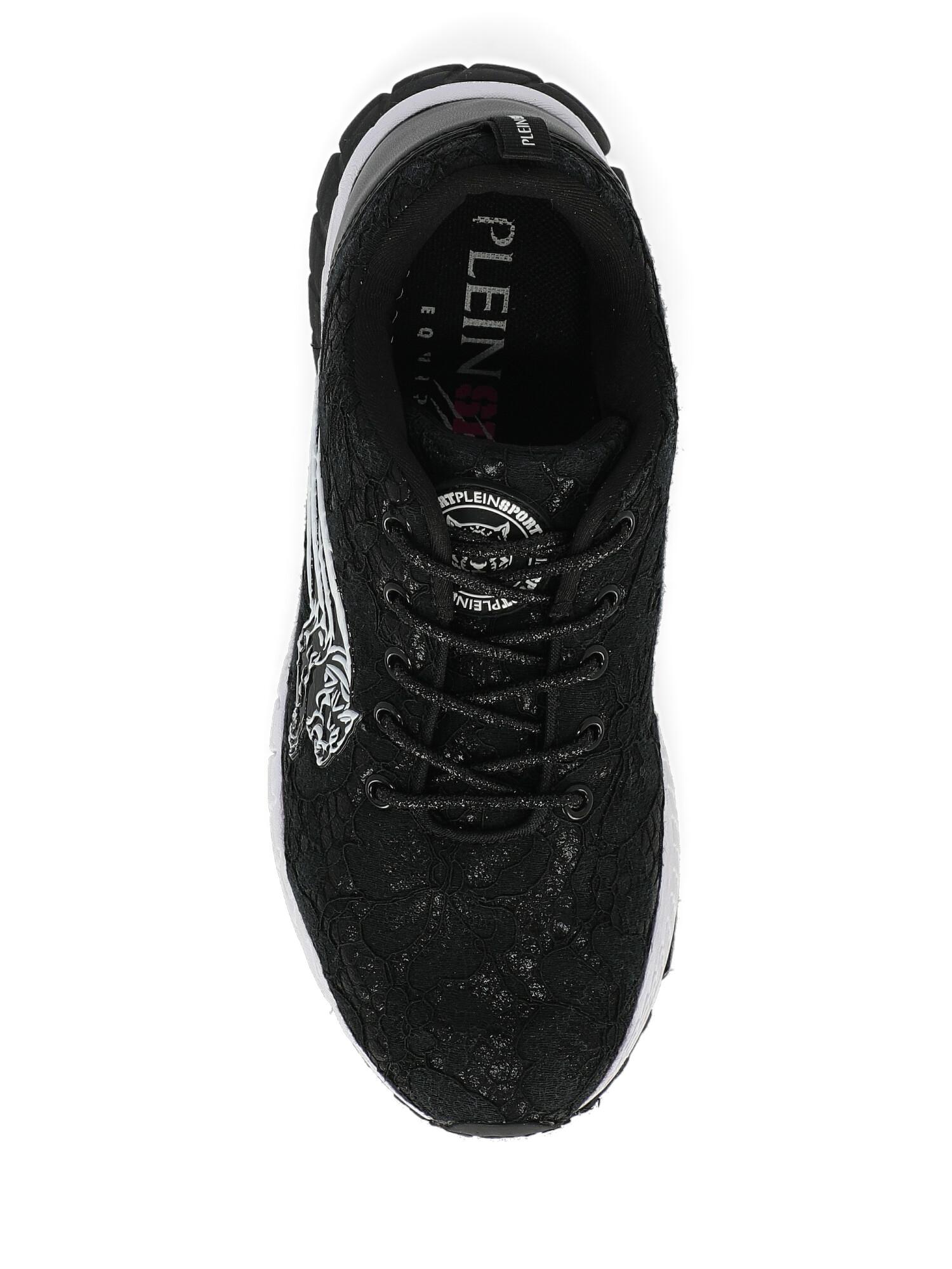 Plein Sport Woman Sneakers Black Synthetic Fibers IT 39 For Sale 2