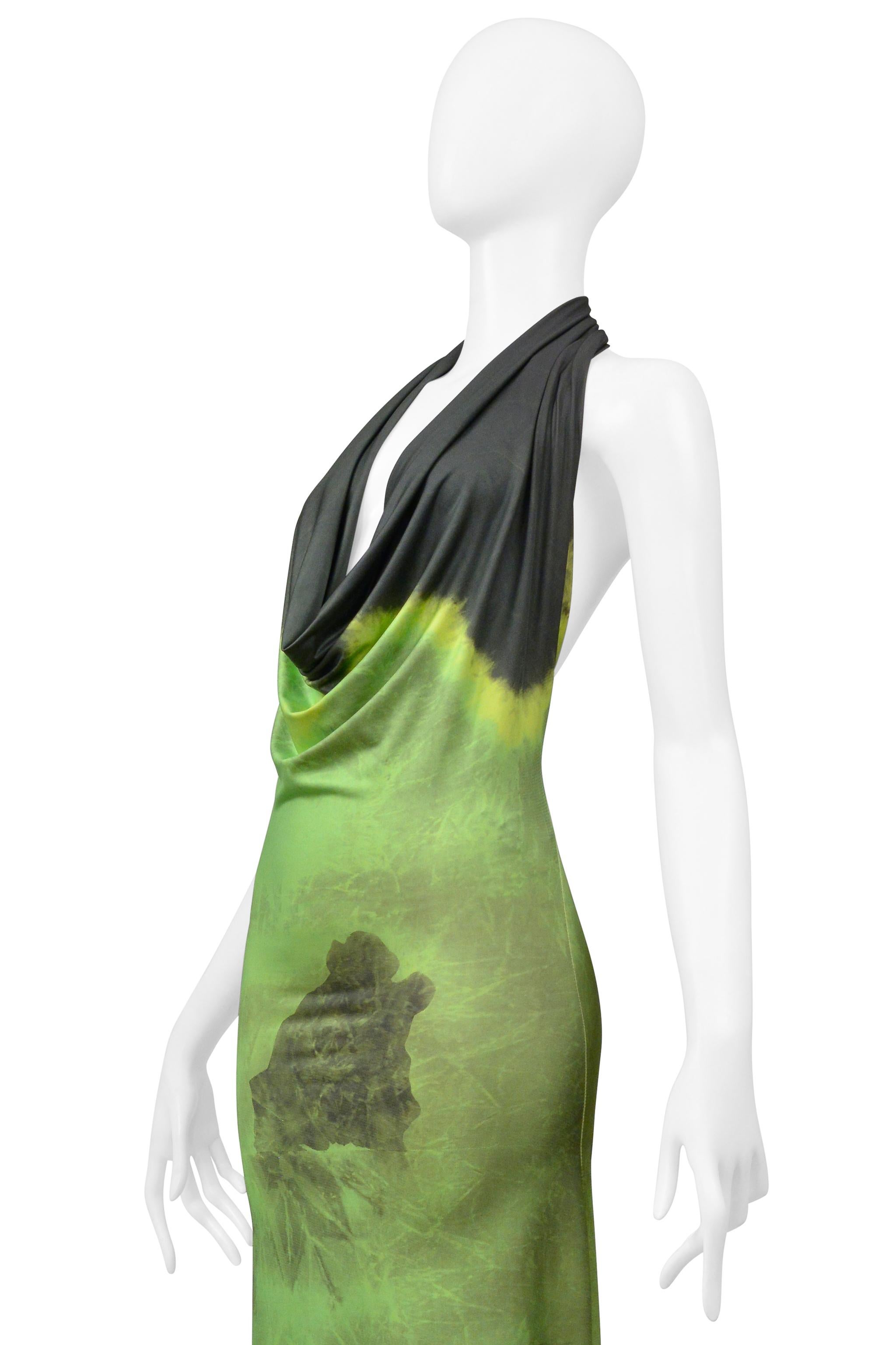 Marrone Plein Sud - Vestito con stampa floreale in verde brillante in vendita