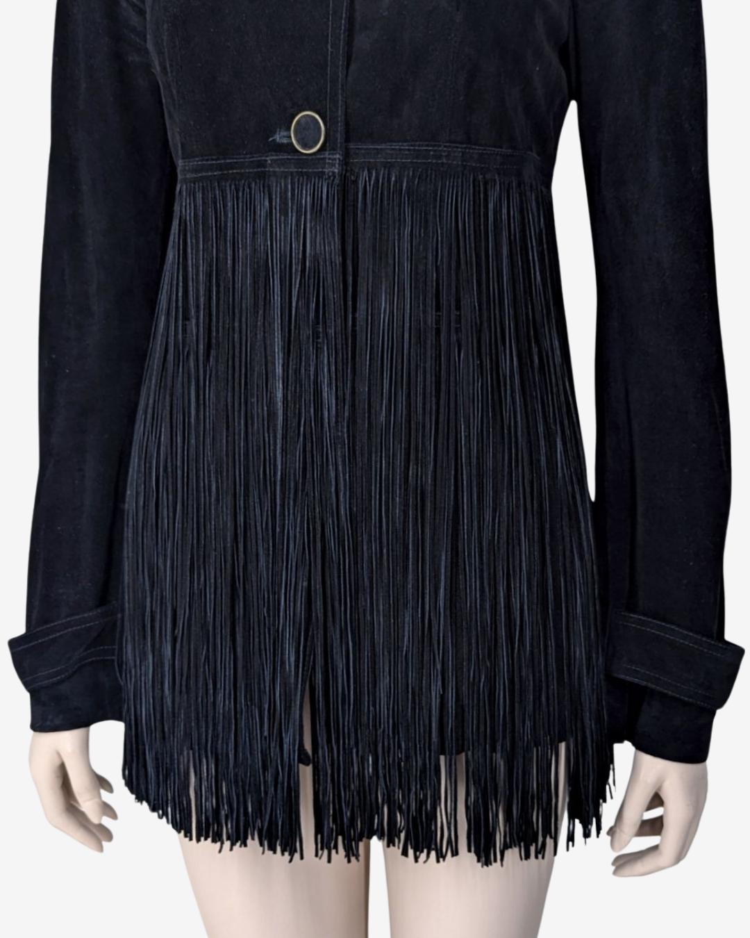 Plein Sud by Faycal Amor western jacket with fringes all-over  For Sale 6
