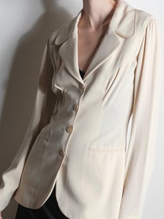 Plein Sud Jacket Butter Yellow 1990's Sz 40/8