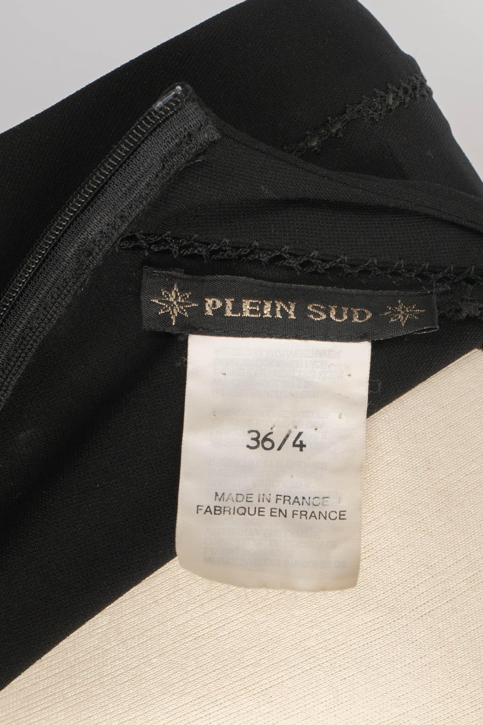 Vestido largo negro Plein Sud en venta 3