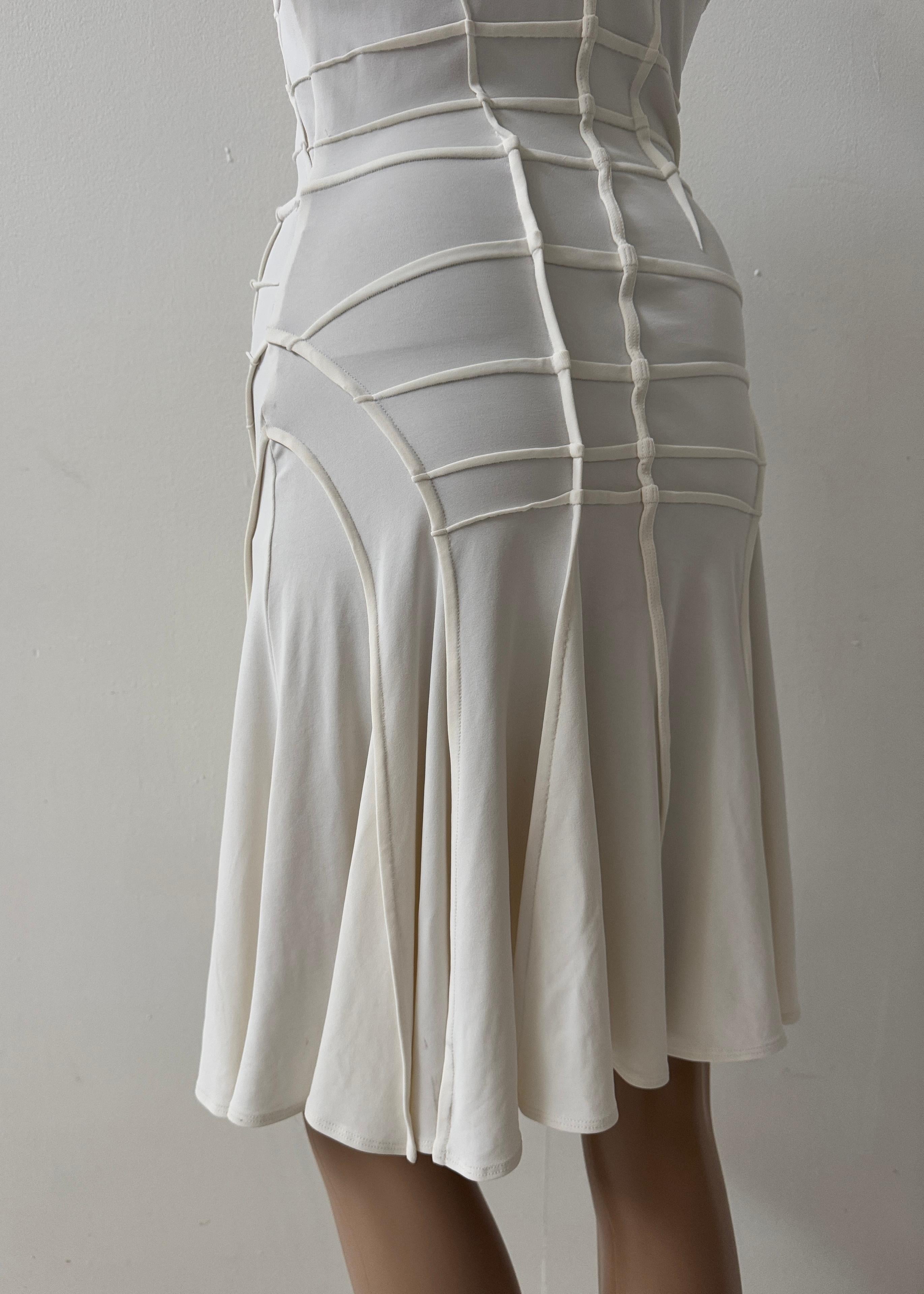 Plein Sud Midikleid mit skulpturaler Naht - SS 2004 im Angebot 5