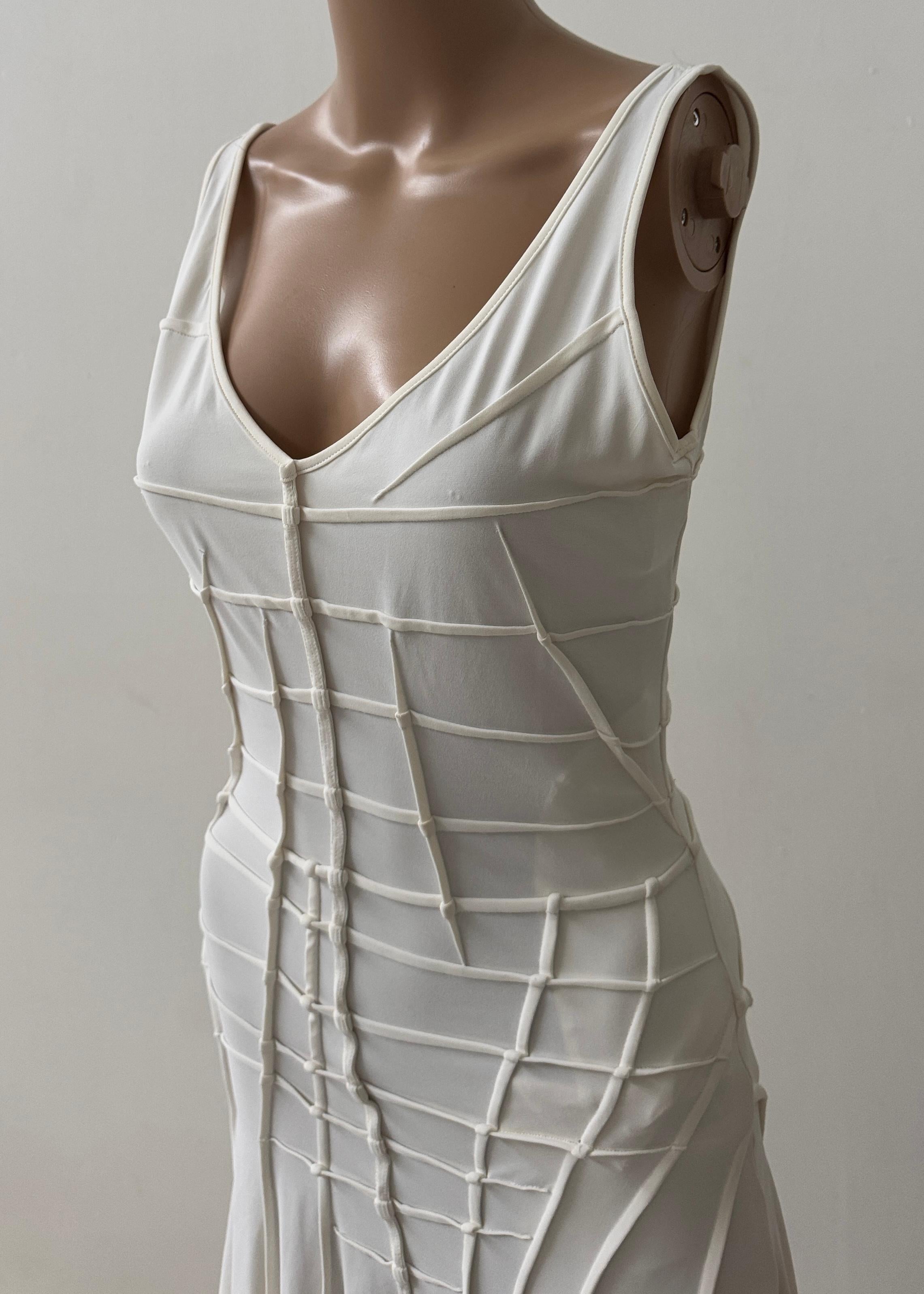 Plein Sud Midikleid mit skulpturaler Naht - SS 2004 im Zustand „Gut“ im Angebot in Milano, IT