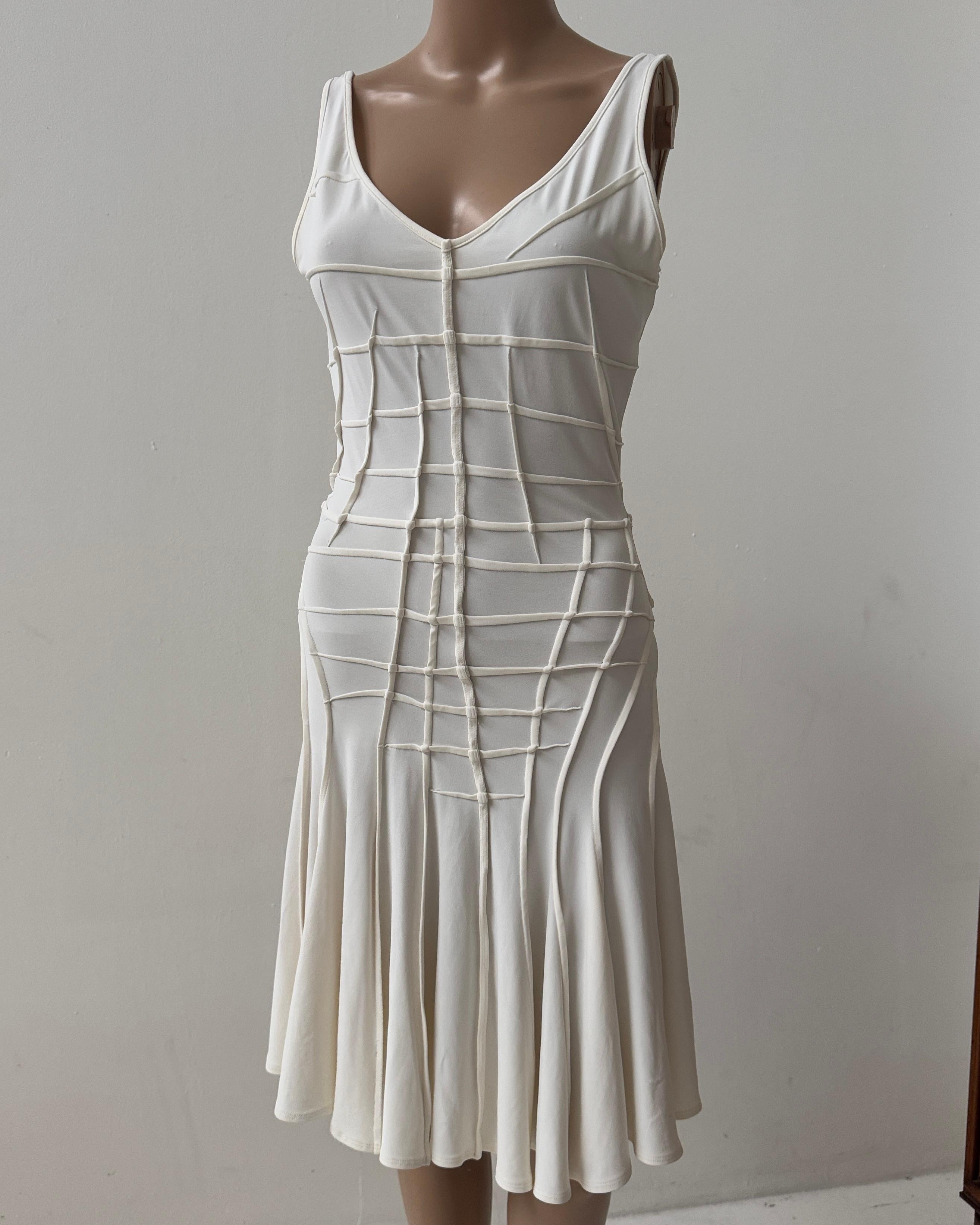 Plein Sud Midikleid mit skulpturaler Naht - SS 2004 Damen im Angebot