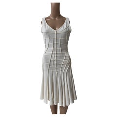 Plein Sud Midi Dress with Sculptural Seaming - SS 2004