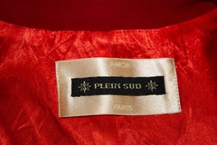 Plein Sud Red Jacket with Wonderful Buttons