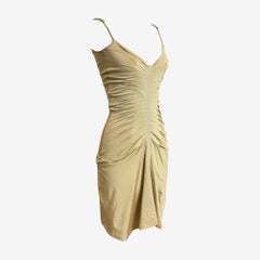 Plein Sud S/S 2004 Beige Drape Dress