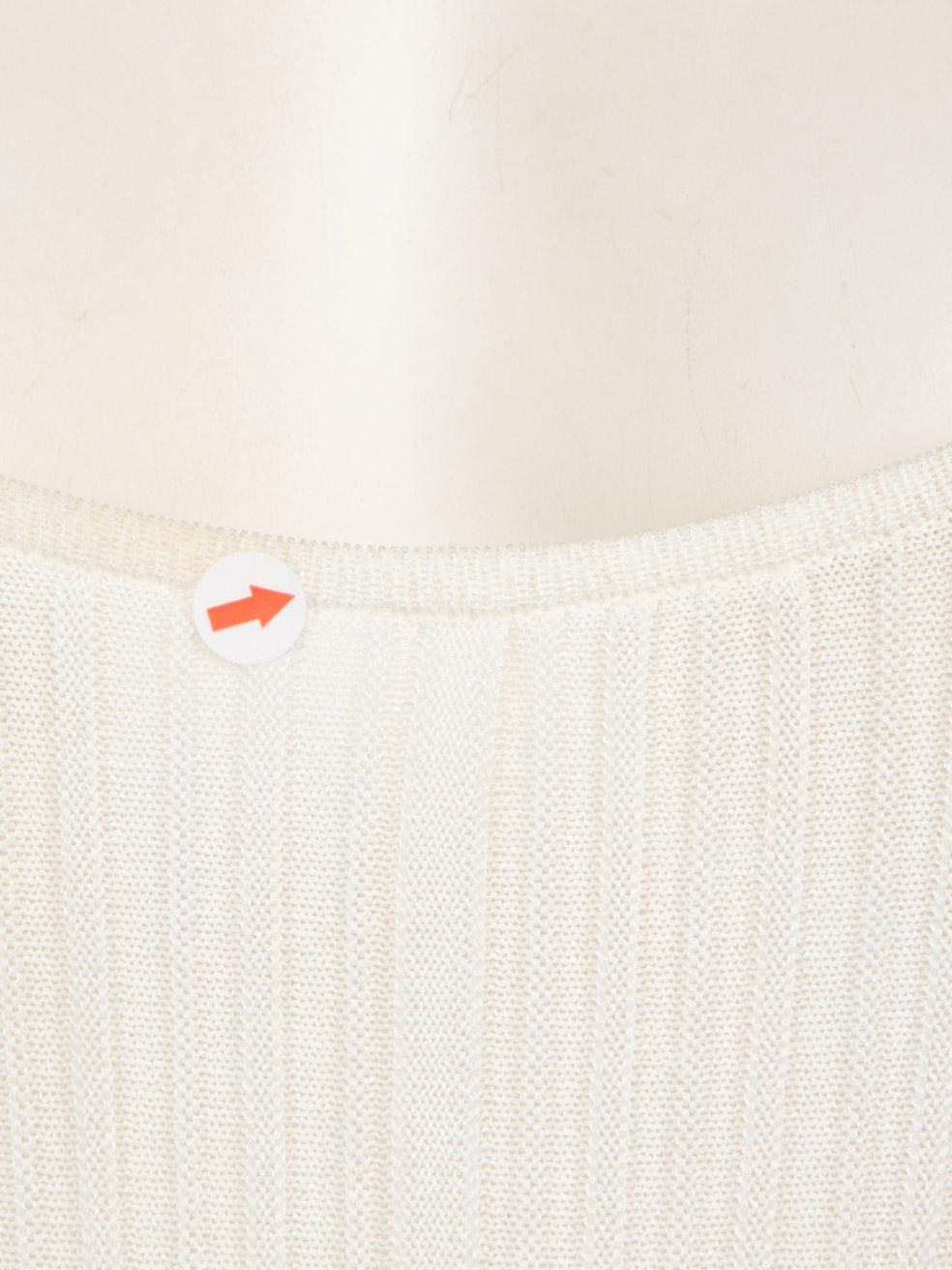 Plein Sud Weißes geripptes Bodycon Kleid ausgestellt Größe L im Angebot 3
