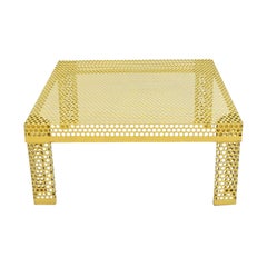 'Pleinair' Low Table in Perforated Metal by Ammannati & Vitelli for Brunati