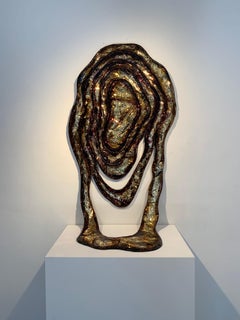 Wallobject by Pleuni Buyink, different layers were rubber is one component