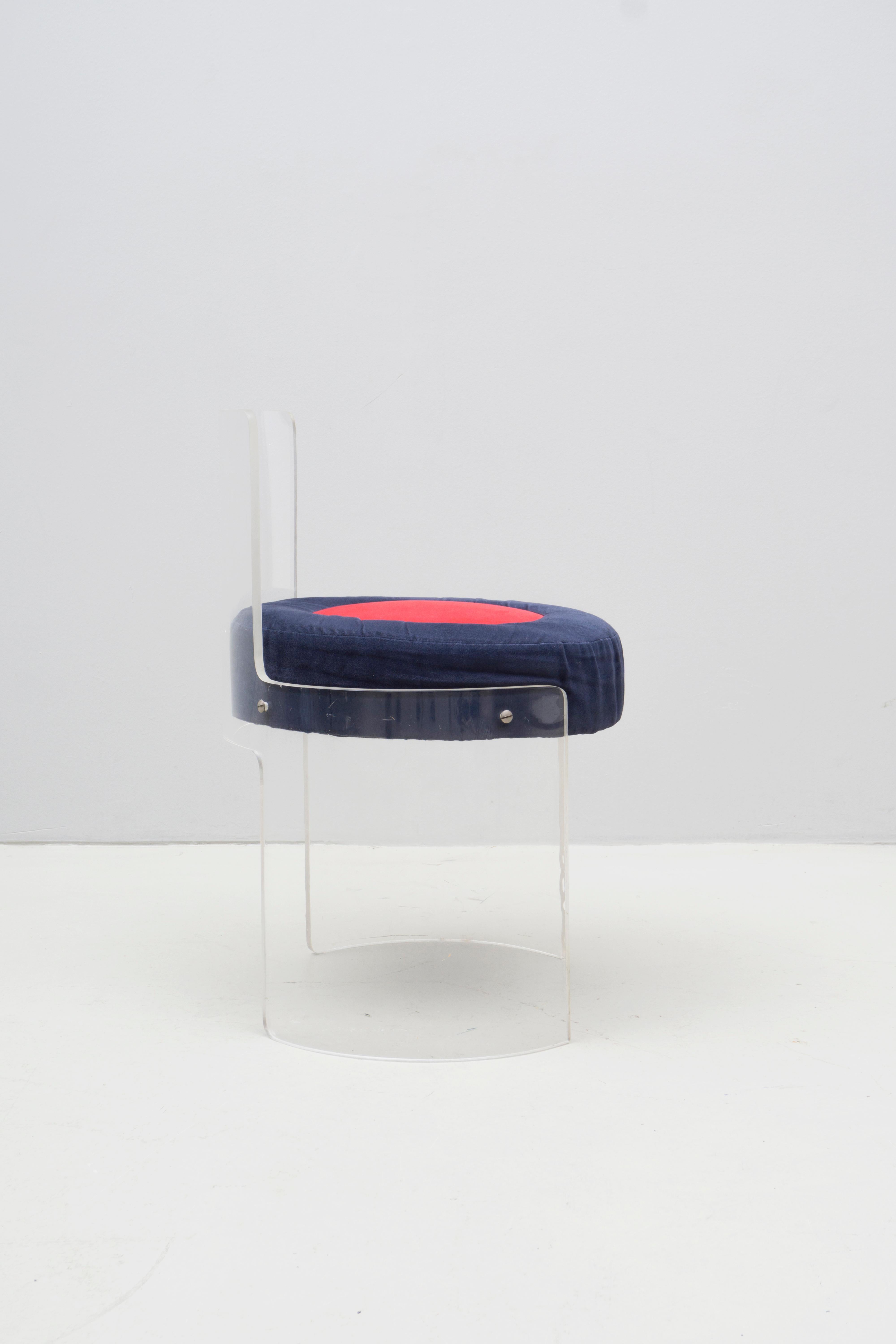 Mid-Century Modern Plexiglas Chairs by Cesare Casati, Emanuele Ponzio, 1968