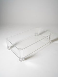 Plexiglas coffee table 1970s