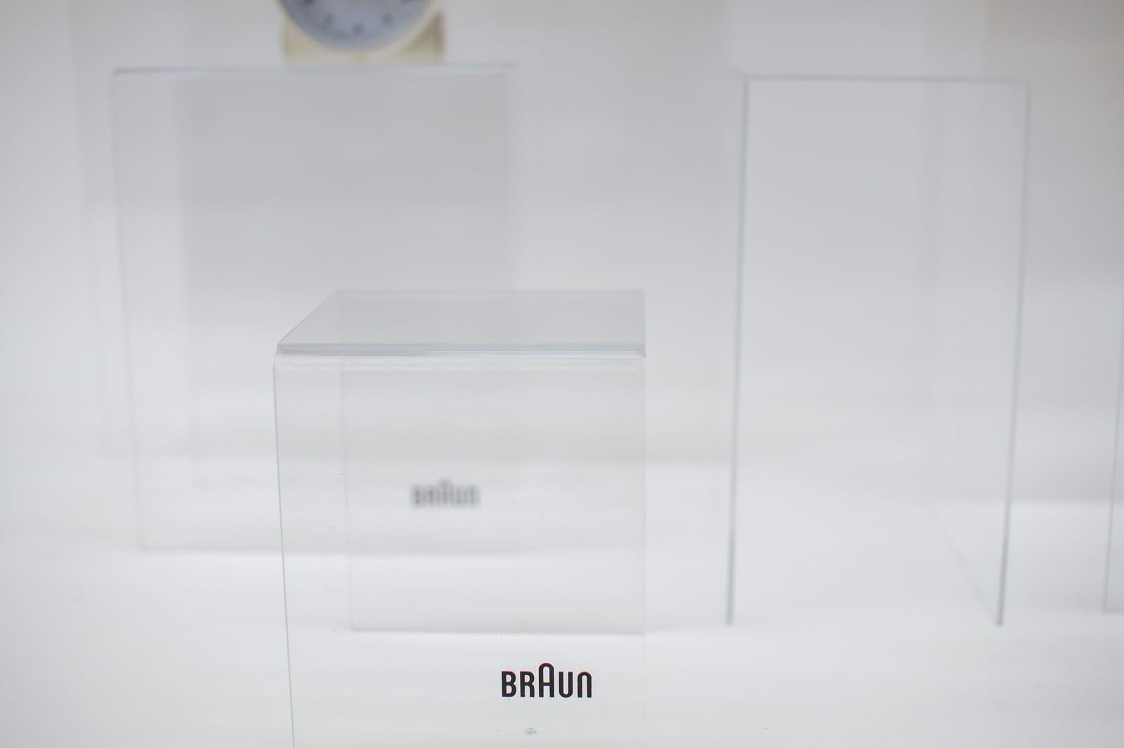 Plexiglas Stands from Braun Electric by Dieter Rams, 1960s Germany In Good Condition For Sale In Nürnberg, Bayern