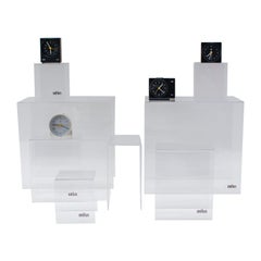 Soportes de plexiglás de Braun Electric por Dieter Rams, años 60 Alemania