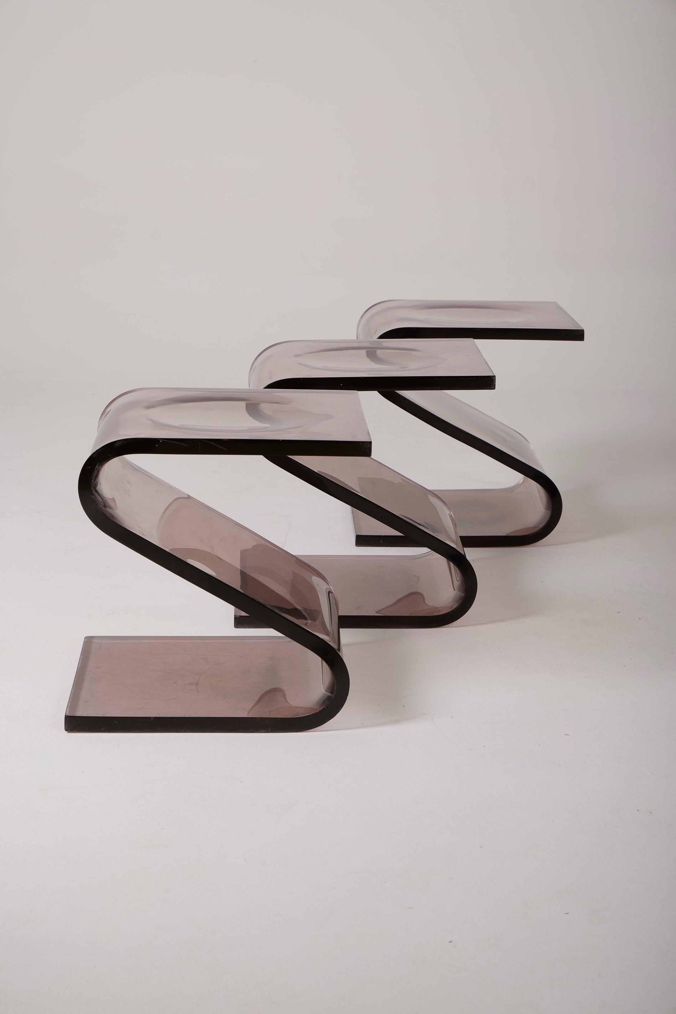 Plexiglas-Hocker von François Arnal 9
