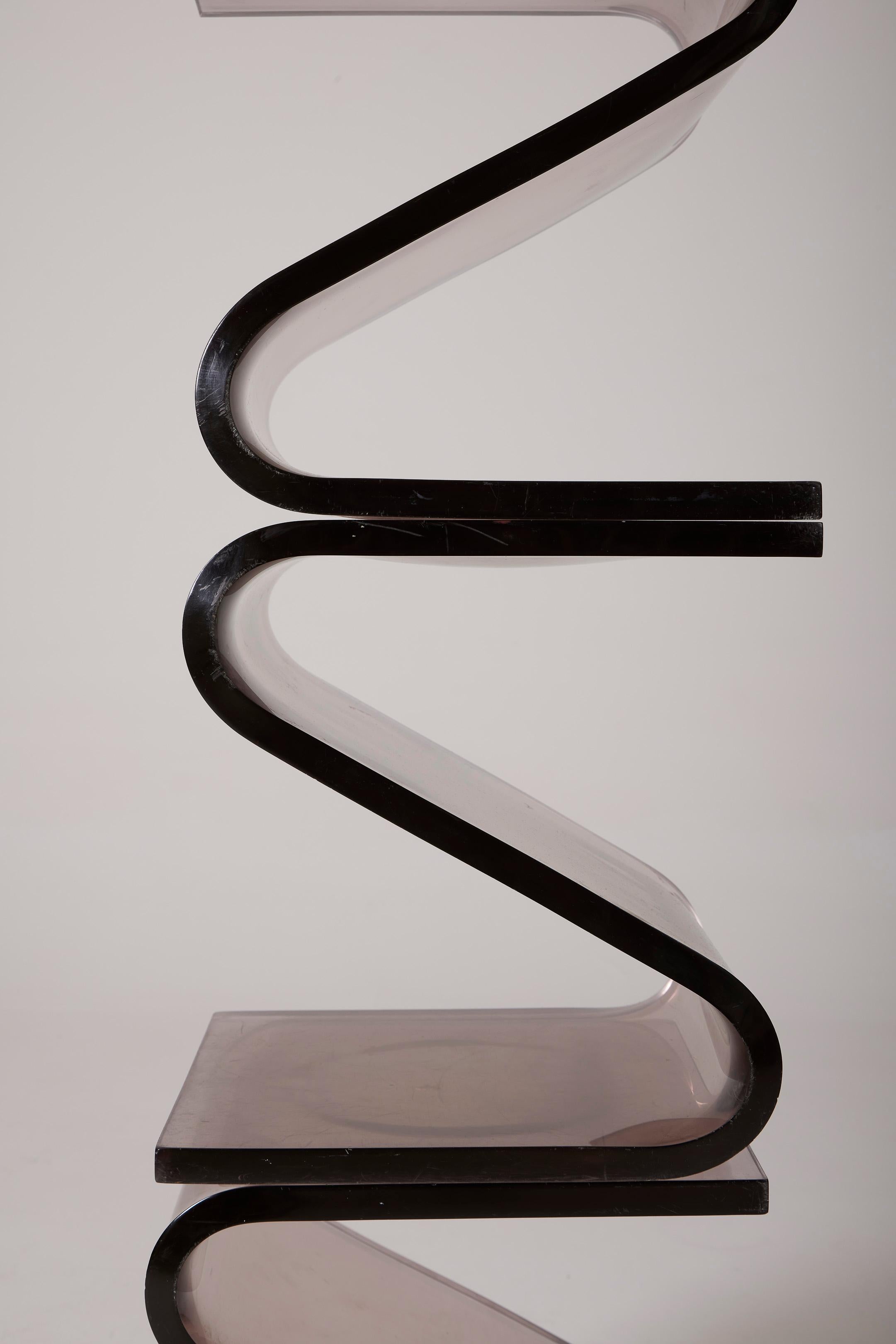 Plexiglas-Hocker von François Arnal 14