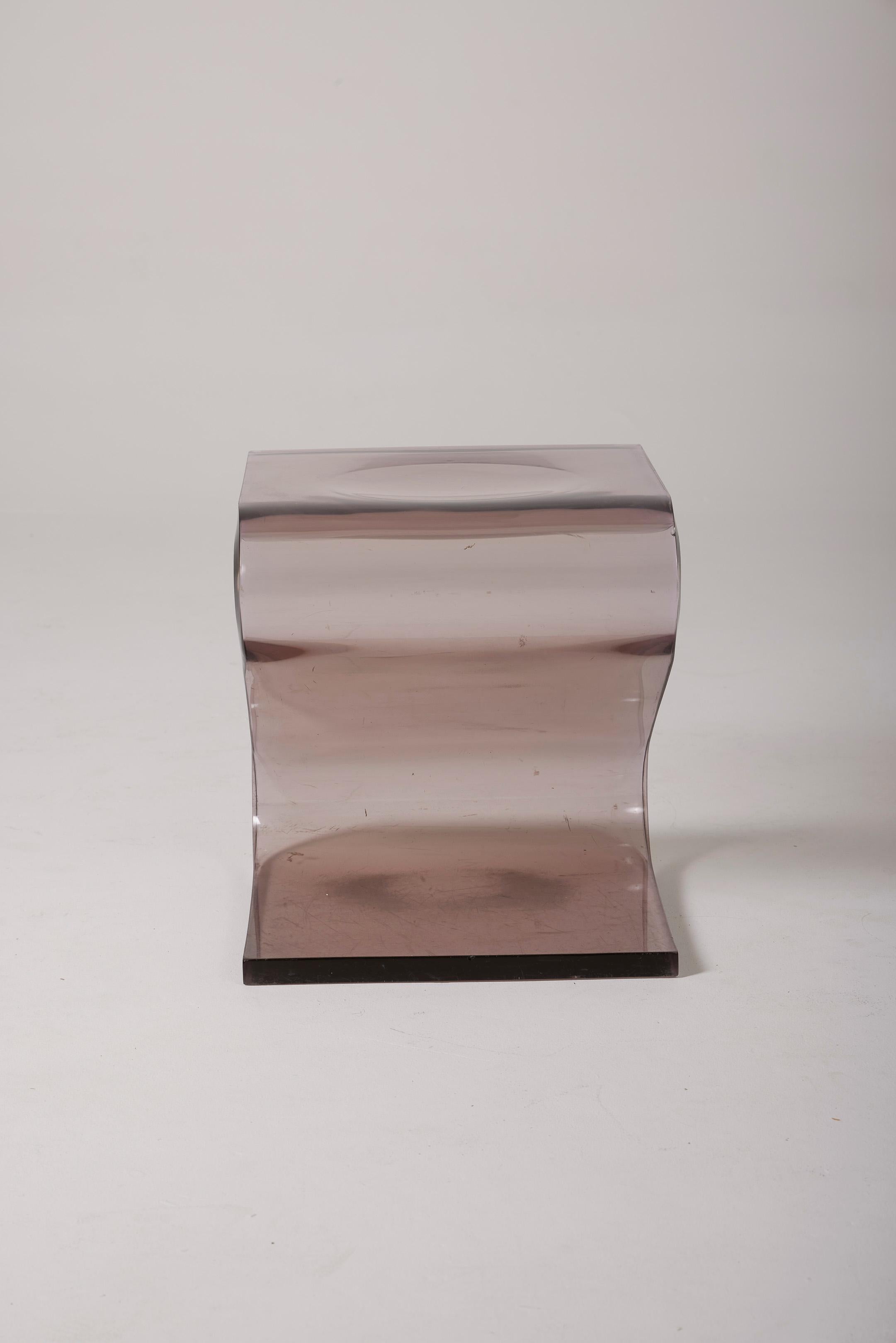 Plexiglas-Hocker von François Arnal 1