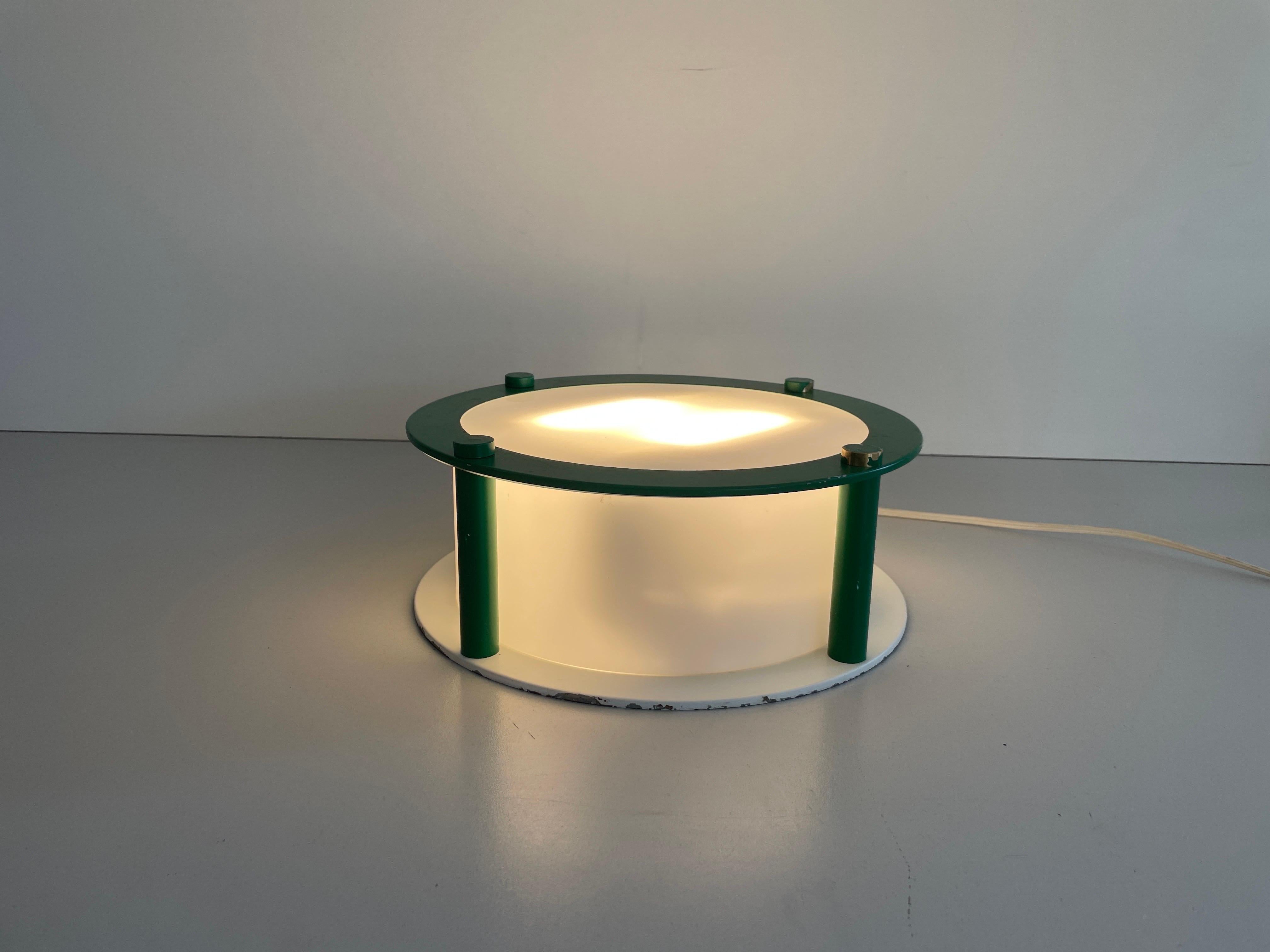 Monture de cinéma en plexiglas et métal vert, 1970, Allemagne en vente 8
