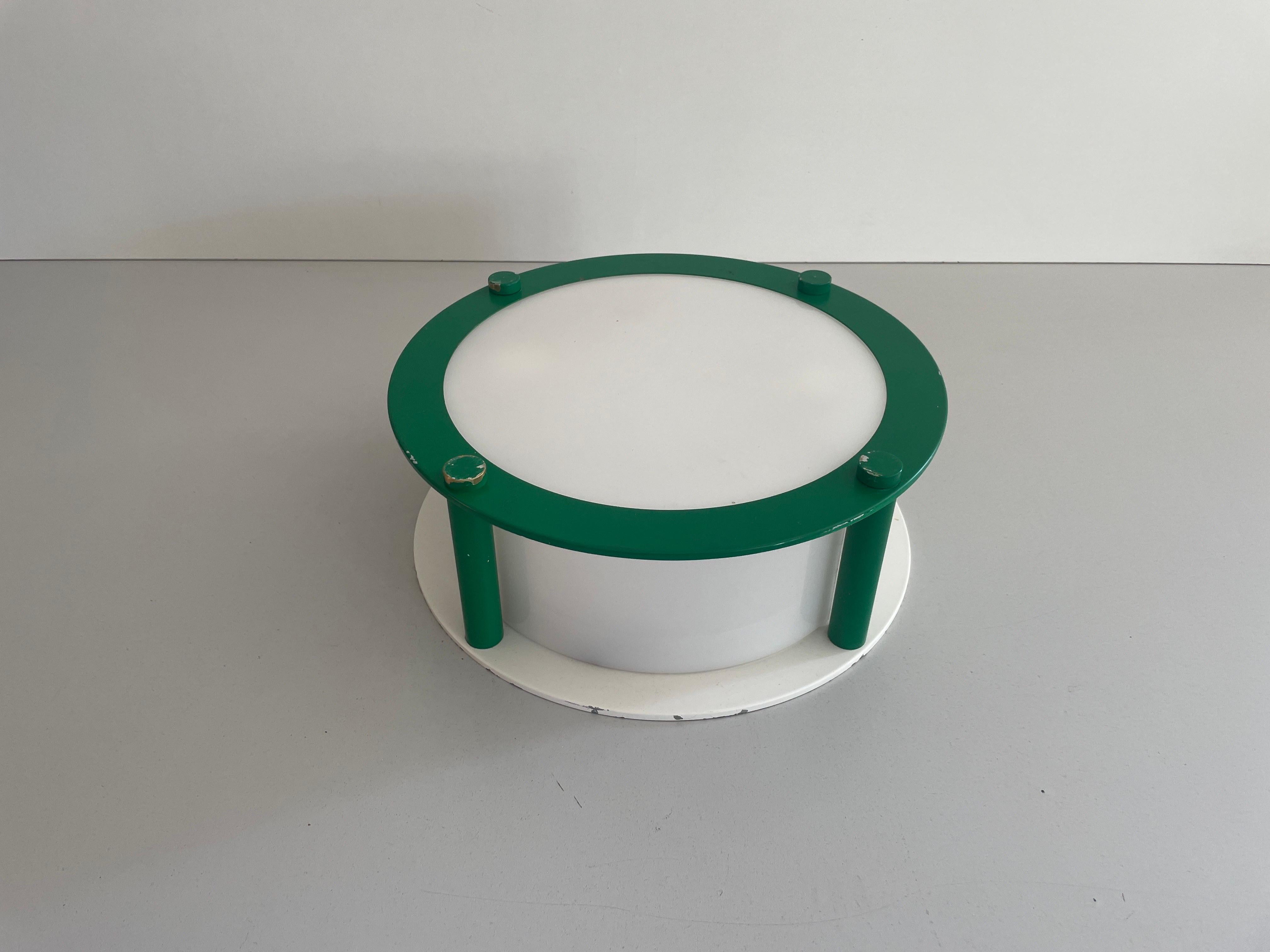 Métal Monture de cinéma en plexiglas et métal vert, 1970, Allemagne en vente