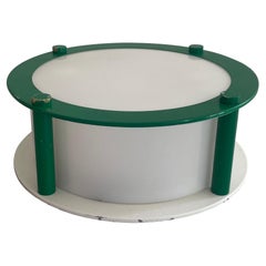 Monture de cinéma en plexiglas et métal vert, 1970, Allemagne